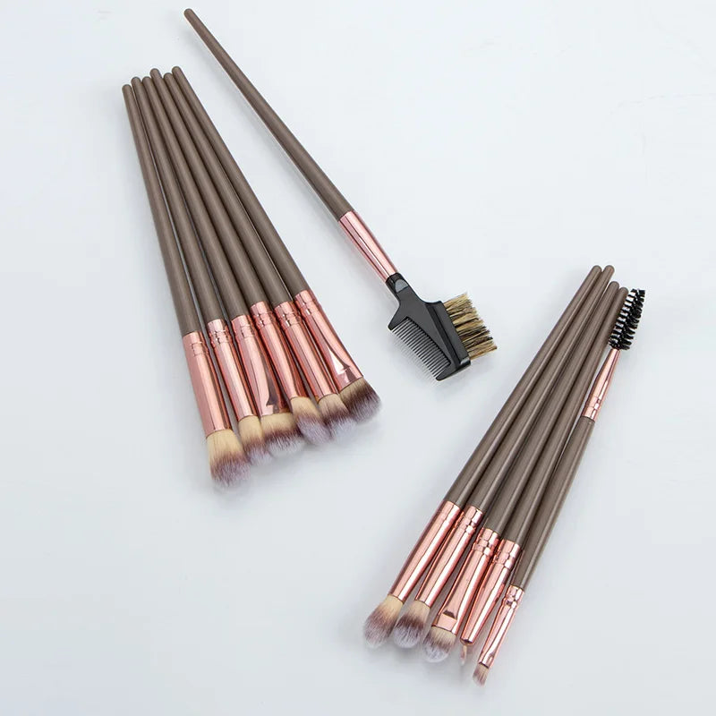 Ronshadow 12PCS Makeup Brushes Set Brochas Maquillaje Pincel De Maquiagem Kit Rangement Maquillage Beauty  Makeup Tools