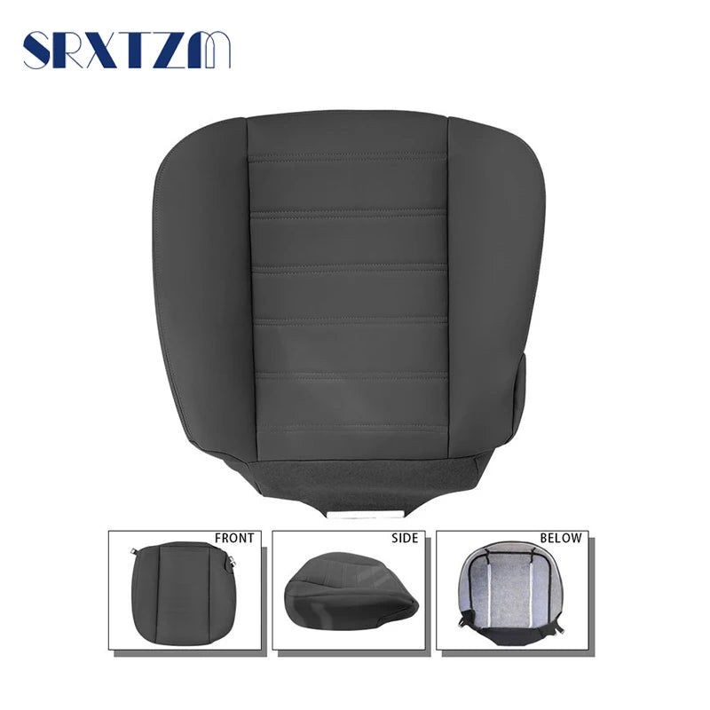 Car Seat Cushions Pad Car Styling For Hummer H2 2003 - 2007 Driver Side Bottom Microfiber Leather Seat Cover