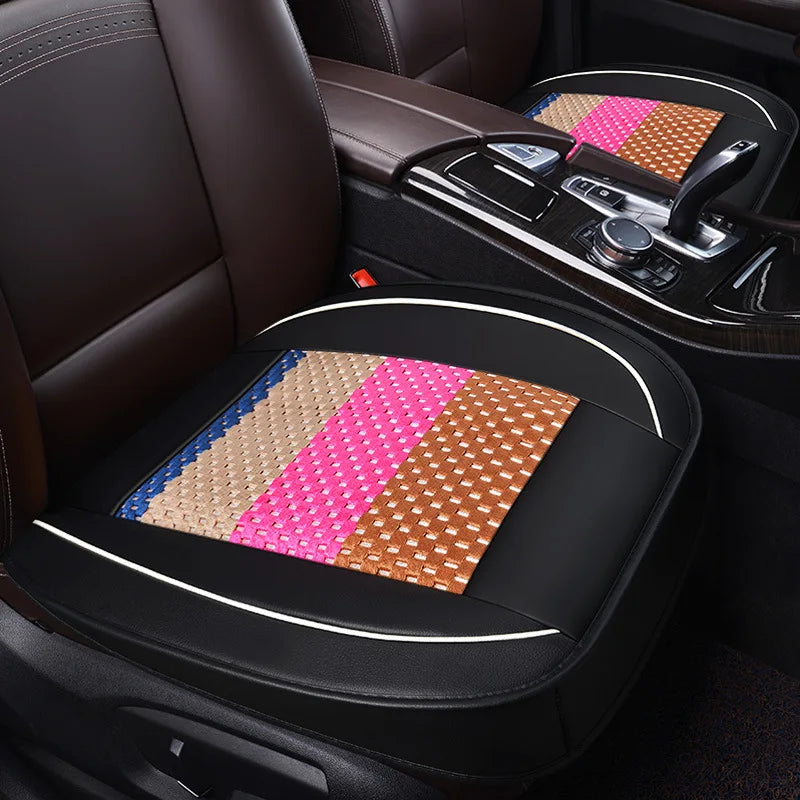 Ice silk all-inclusive butt cushion four seasons breathable car seat leaflet refreshing seat cushion car decoration