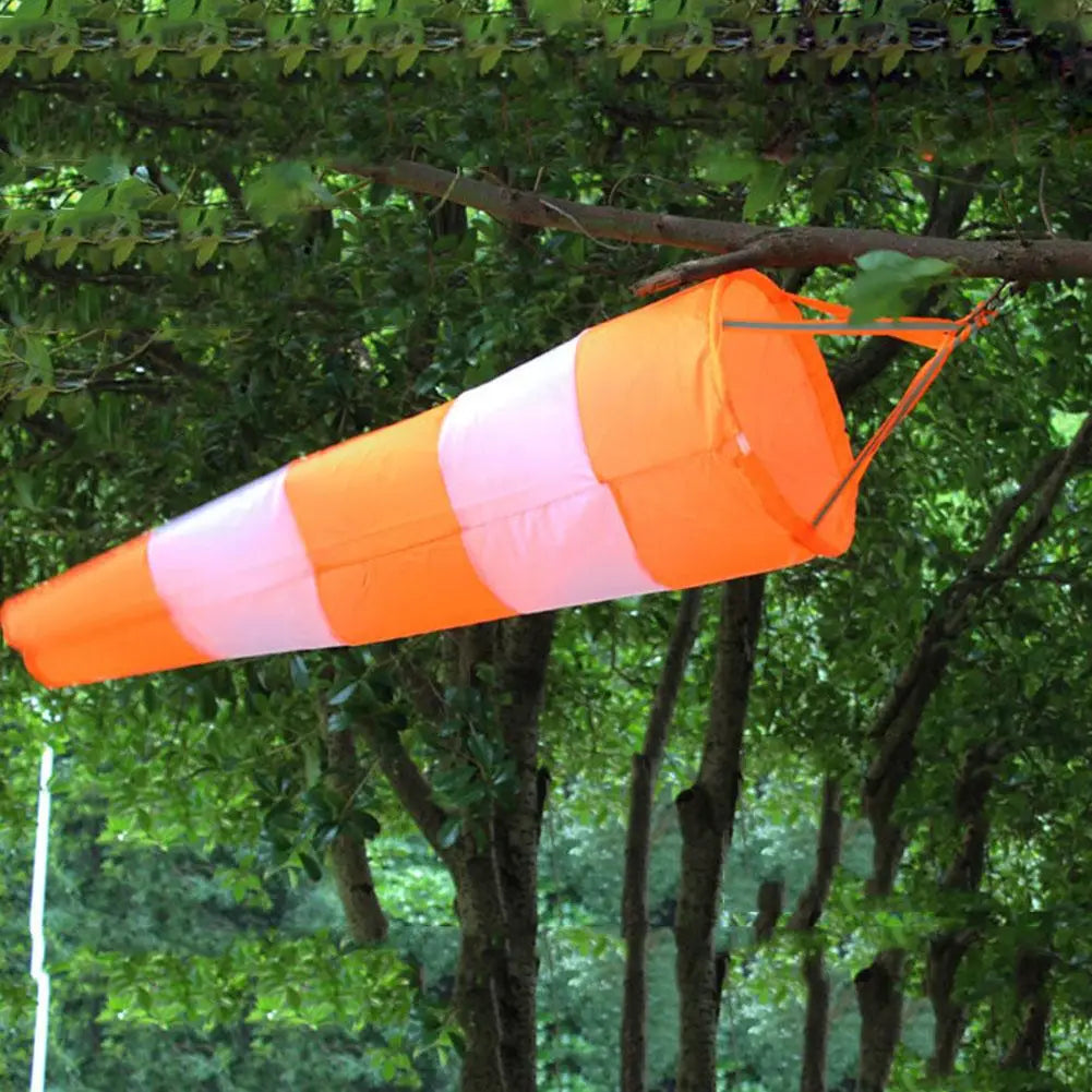 White And Red Fluoerscence Waterproof Wind Sock Wind Sleeve Waterproof Wind Vane Windbag Scale Airport Windsock