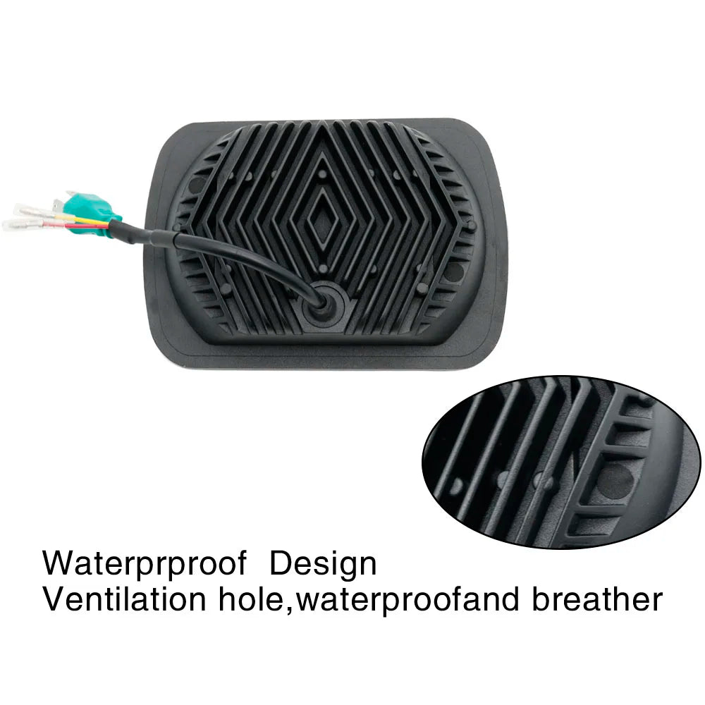 7x6" 5X7" Waterproof LED Projector Headlight Hi-Lo Beam DRL For Jeep Cherokee XJ car accessries