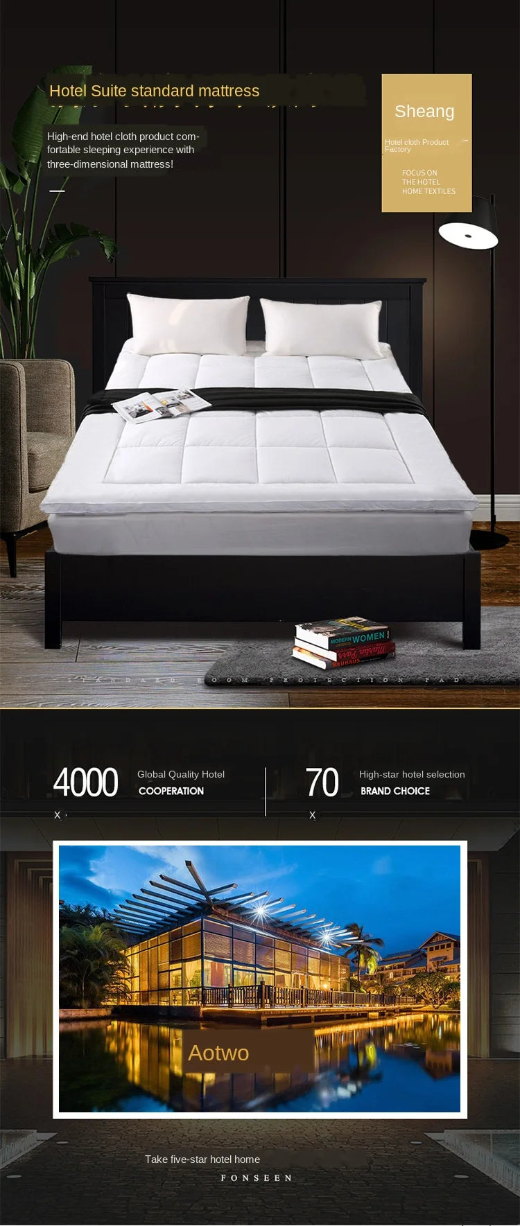 New Bedroom Tatami Mattress Upholstery Fashion Folding Breathable Thicker Mattress Full Size Bed Breathing Foam Mattress