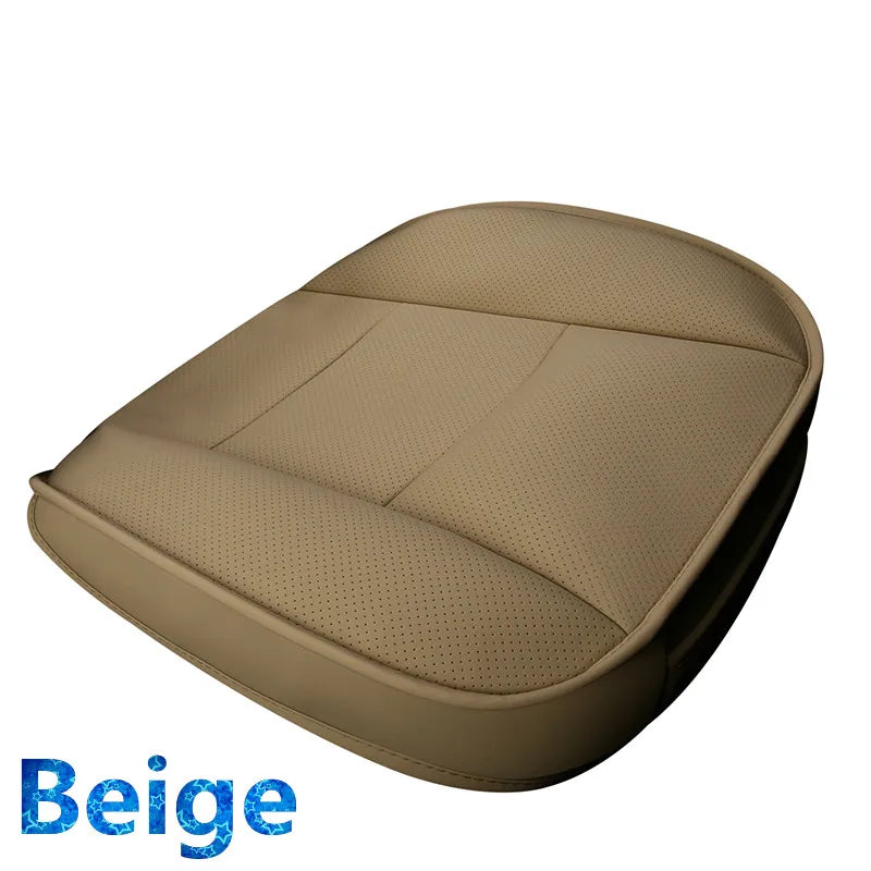Ultra-Luxury Car Seat Protection Single Seat Without Backrest PU Senior Leather Car Seat Cover For Most Four-Door Sedan&SUV