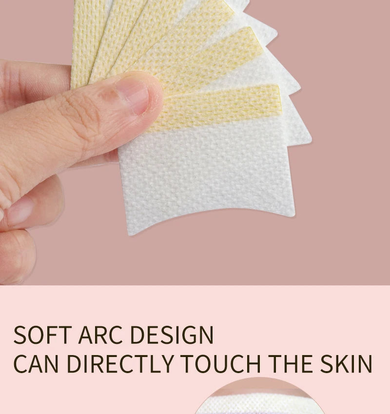 40 Pcs Disposable Cotton Eyelash Patch Sticker For Removing False Lash Eye Pads Patch Eyelash Extension Makeup Tools