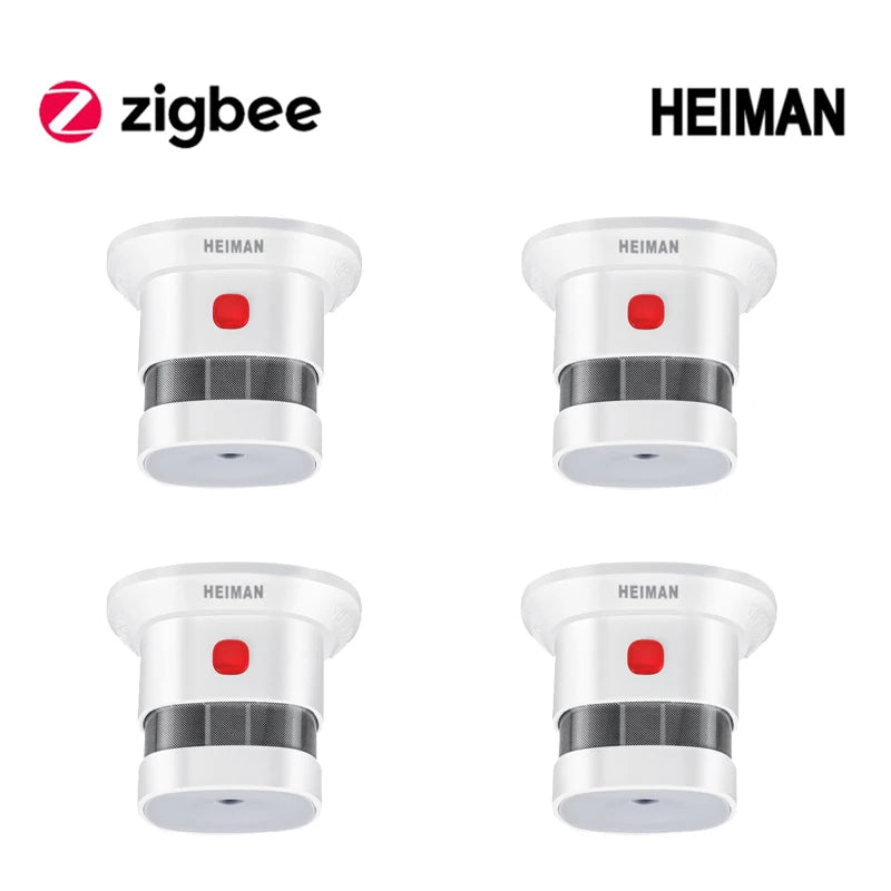 HEIMAN Zigbee Smoke Detector Smart Home system 2.4GHz High sensitivity Safety Prevention  Sensor