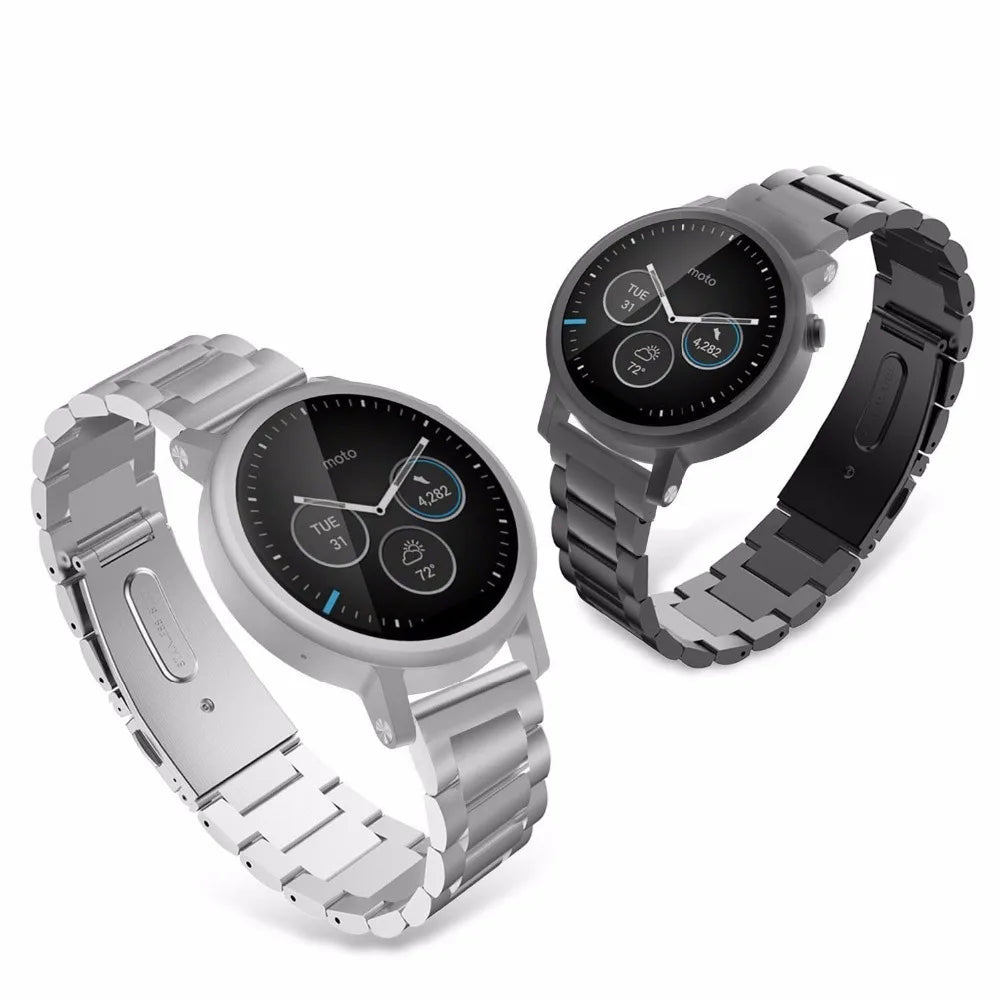 20mm 22mm 18mm 24mm Stainless Steel Strap for Samsung Galaxy Watch 6Classic 6 5 4 5Pro 40mm 44mm 43mm 47mm Gear S3 for Huawei GT
