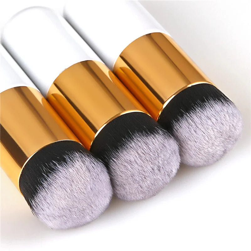 Ronshadow Single Portable Foundation Powder Cosmetic Makeup Brush Beauty Pudgy Make Up