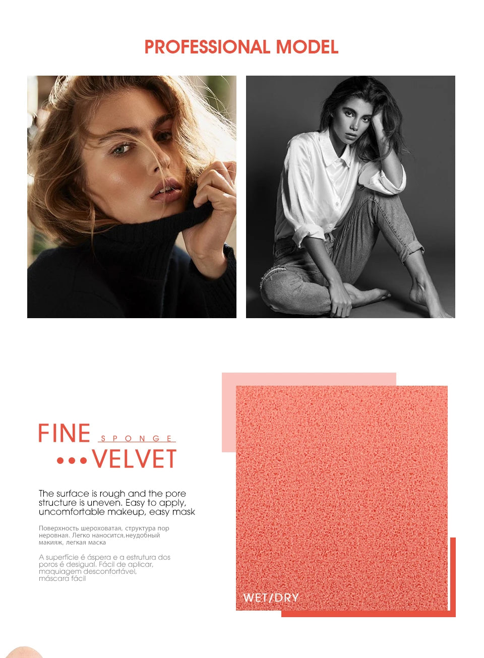 IMAGIC  Makeup Sponge Puff  Professional Cosmetic Puff For Foundation Beauty Cosmetic make up sponge Puff