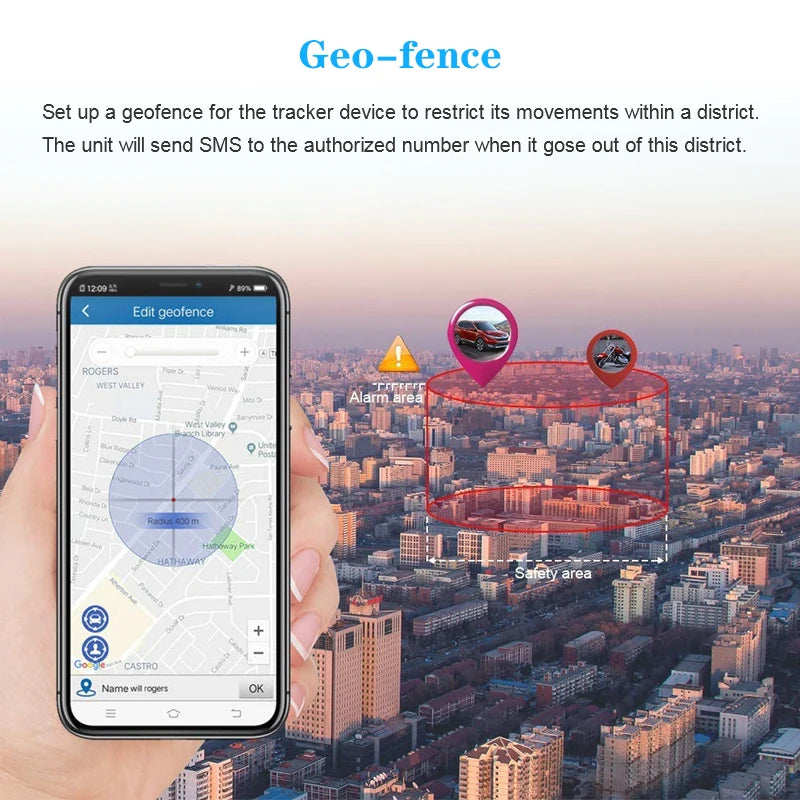 4G Mini Tracker Waterproof Builtin Battery GPS for Car Vehicle gps Device Motorcycle with IMEI For Lifetime APP AIKA Platform