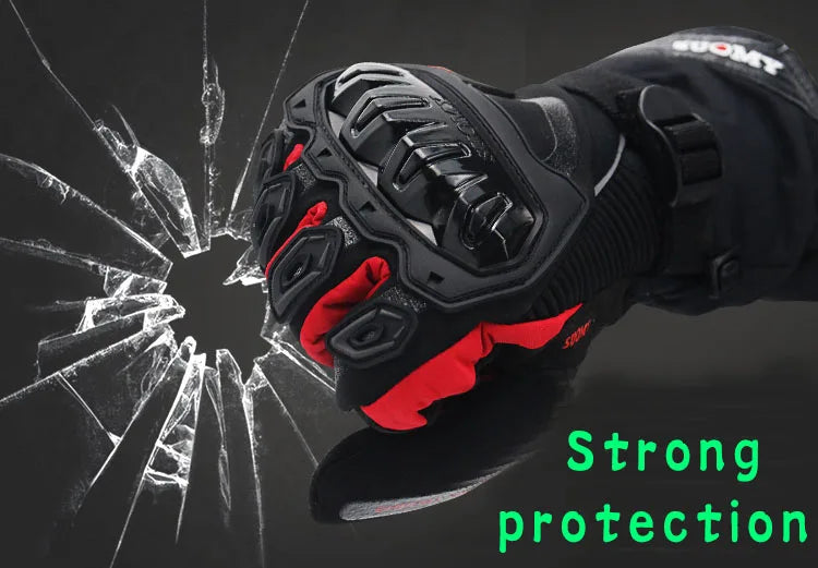 Motorcycle gloves 100% Waterproof windproof Winter warm Guantes Moto Luvas Touch Screen Motosiklet Eldiveni Protective