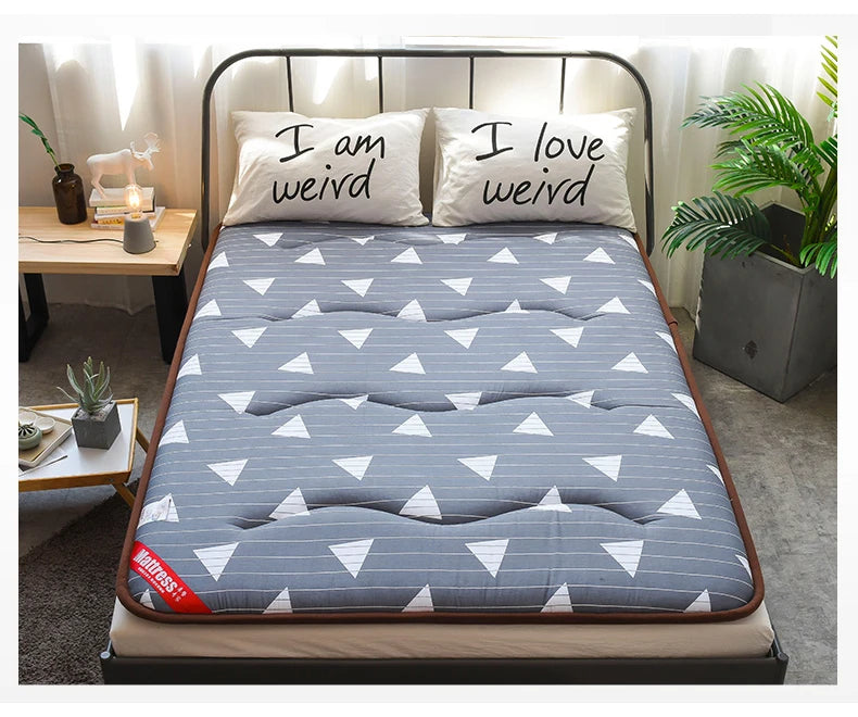 Comfortable Soft Fold Tatami Mattress student dormitory single double Bedding Mattress Topper Tatami Thick Warm Cotton Mattress