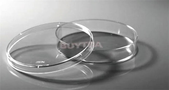 Affordable 10Pcs Sterile Petri Dishes w/Lids for Lab Plate Bacterial Yeast 55mm x 15mm