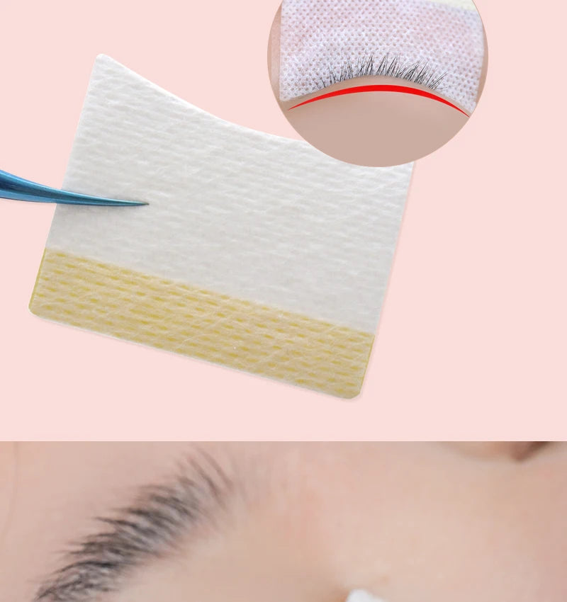 40 Pcs Disposable Cotton Eyelash Patch Sticker For Removing False Lash Eye Pads Patch Eyelash Extension Makeup Tools