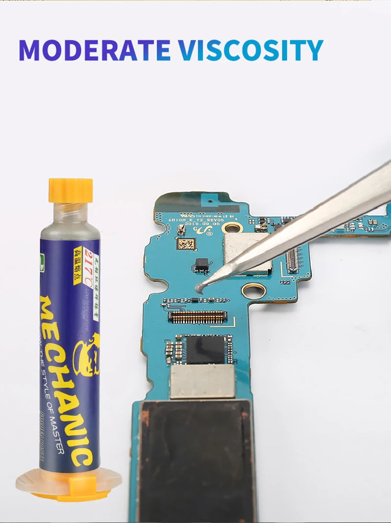 MECHANIC Lead-Free Solder Paste Low/High Temperature Soldering Flux Welding Tin Paste for Mobile Phone PCB BGA SMD Repair Tools