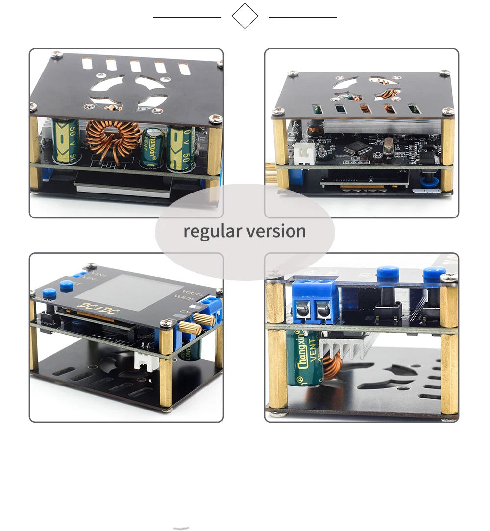 DC DC Automatic Boost/Buck Converter CC CV Power Module 0.5-30V 3A 35W/4A 50W Adjustable Regulated power supply Voltmeter