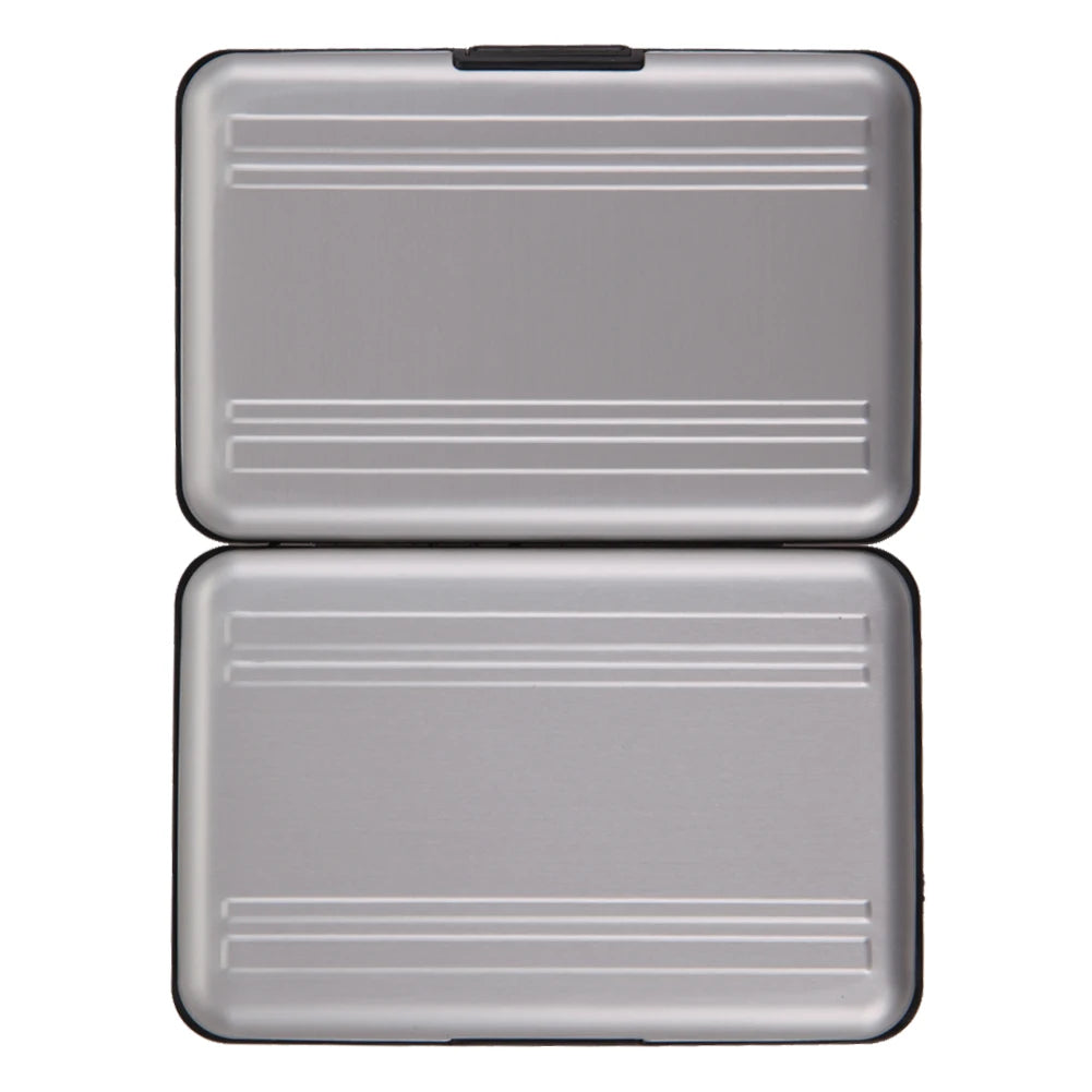 Memory Card Case Silver Micro SD Card Holder SDXC Storage Holder Aluminum Protector Storage Box for SD/ SDHC/ SDXC/ Micro SD