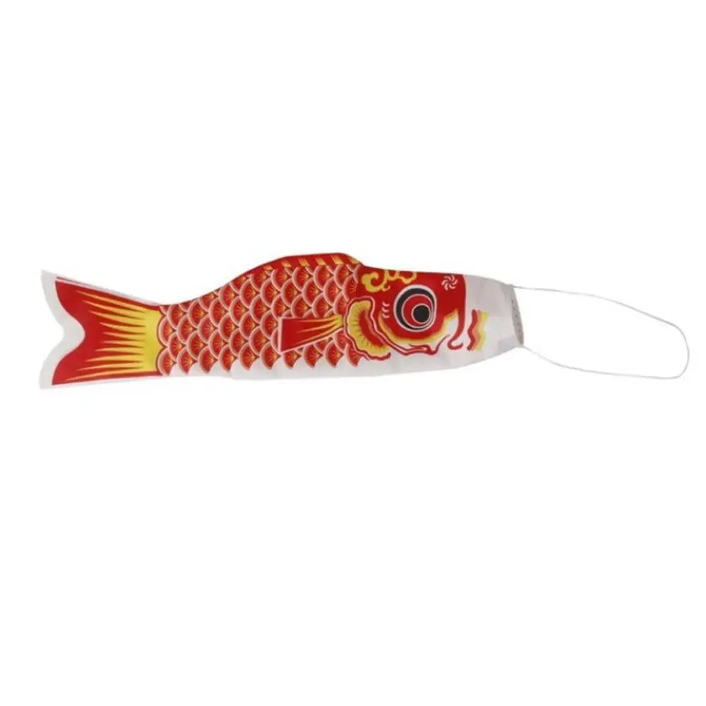 Satin Japanese Carp Windsock Wind Streamer Koi Nobori Sailfish Fish Flag for Outdoor Garden Yard Children's Day Decoration
