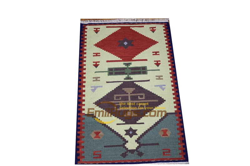 KILIM Kilim Pure Wool Handmade Orange Carpet Mattress Blanket Bed Blanket ck1 60x90 2gc165kliyg8