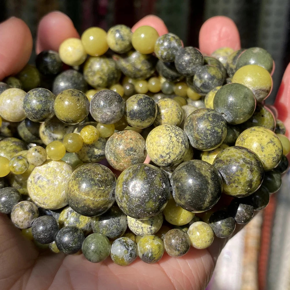 Natural Stone Beads 4 6 8 10mm Tiger Eye Lava Amazonite Turquoises Agates Jaspers Beads For Jewelry Making DIY Bracelet Necklace