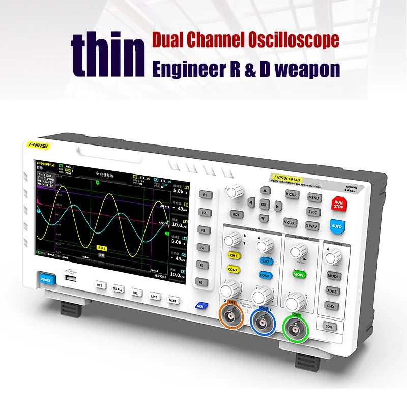 1014D Digital 2-In-1 Dual Channel Input Signal Source 100MHz* 2 Analog Bandwidth 1GSa/s Sampling Rate