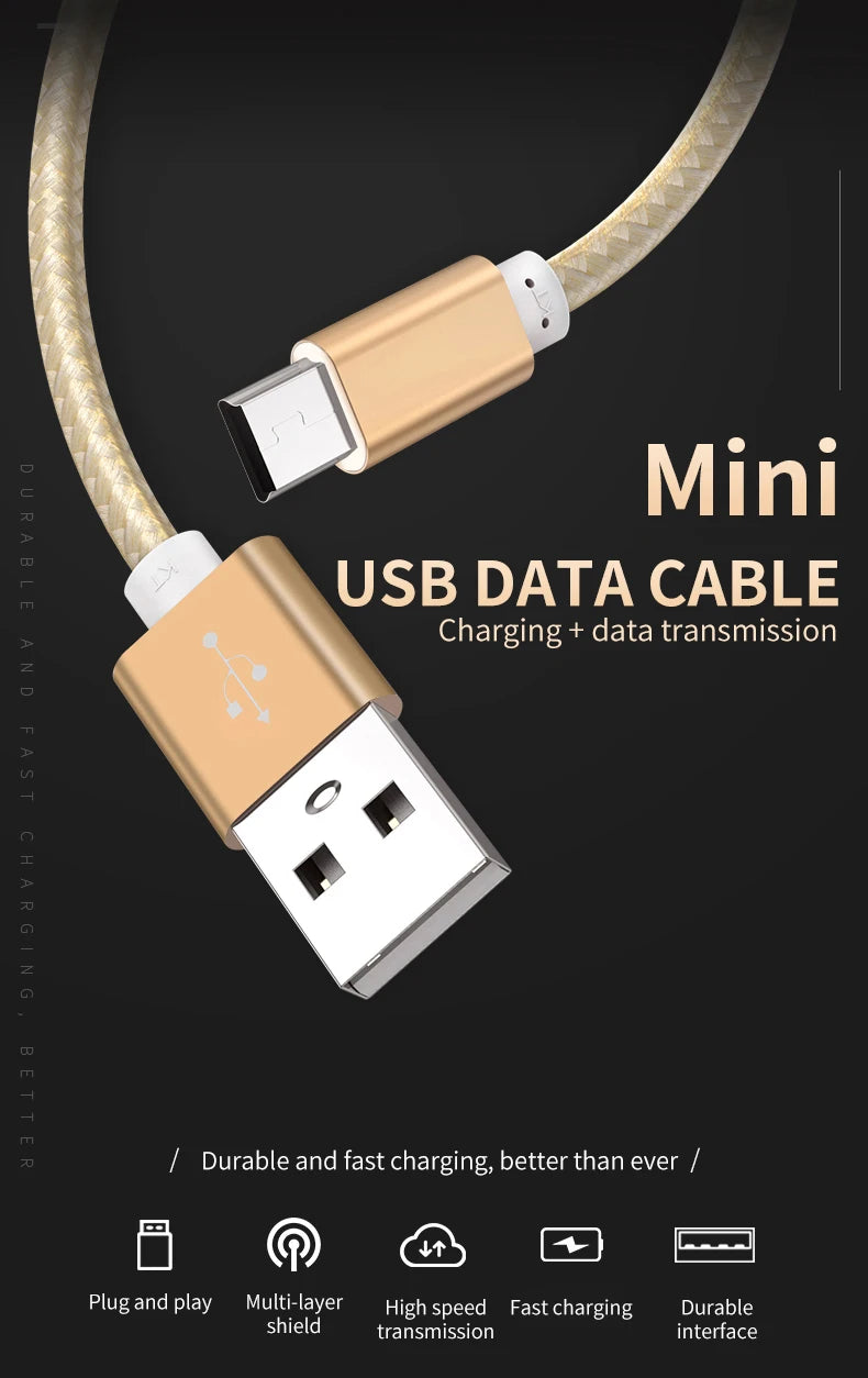Mini USB Cable Mini USB to USB Fast Data Charger Cable for MP3 MP4 Player Car DVR GPS Digital Camera HDD Mini USB