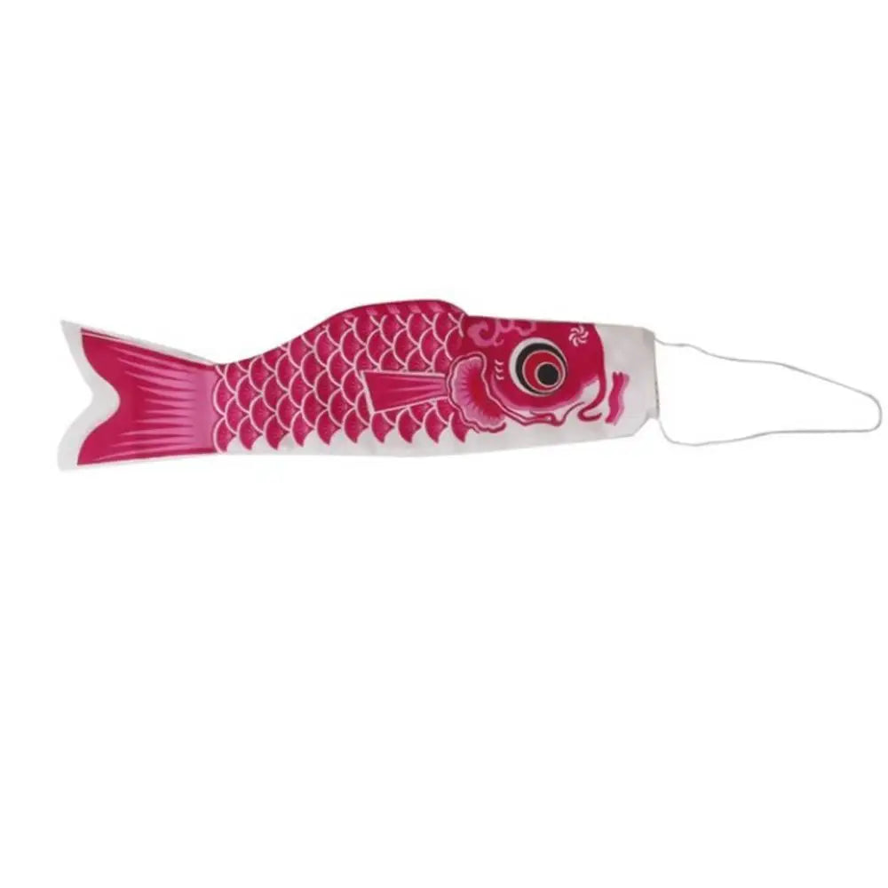 Satin Japanese Carp Windsock Wind Streamer Koi Nobori Sailfish Fish Flag for Outdoor Garden Yard Children's Day Decoration