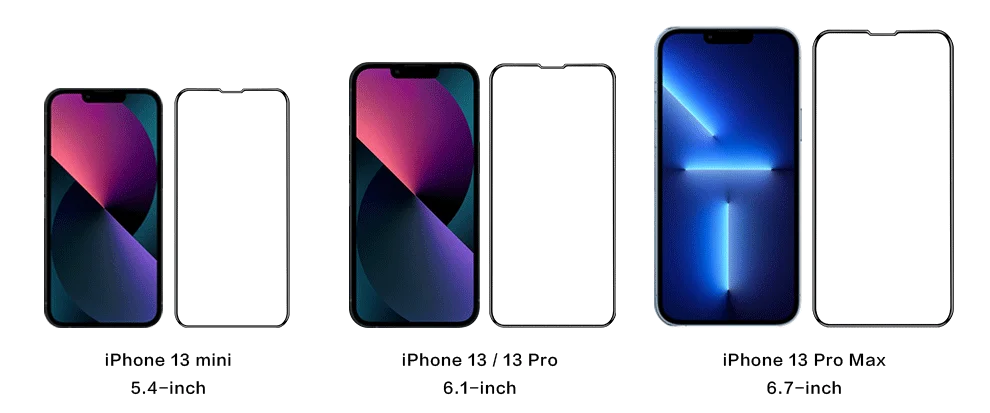 SmartDevil for iPhone 14 11 Full Cover Tempered Glass for iPhone 13 Pro Max 12 mini 7 8 X XS XR SE 3 2020 Screen Protector HD