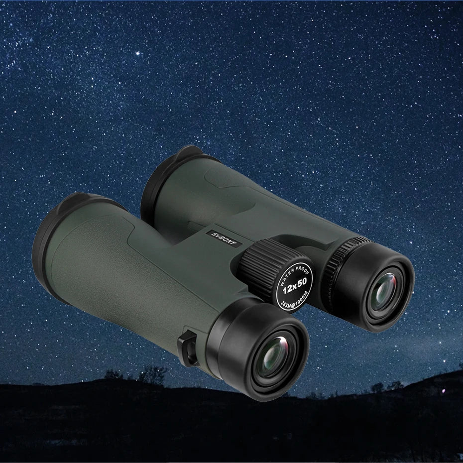 SVBONY Telescope SA203 12x50 Binoculars Professional Powerful BAK4 IPX7 Waterproof Camping Equipment for Birdwatching Stargazing