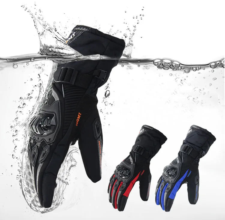 Motorcycle gloves 100% Waterproof windproof Winter warm Guantes Moto Luvas Touch Screen Motosiklet Eldiveni Protective