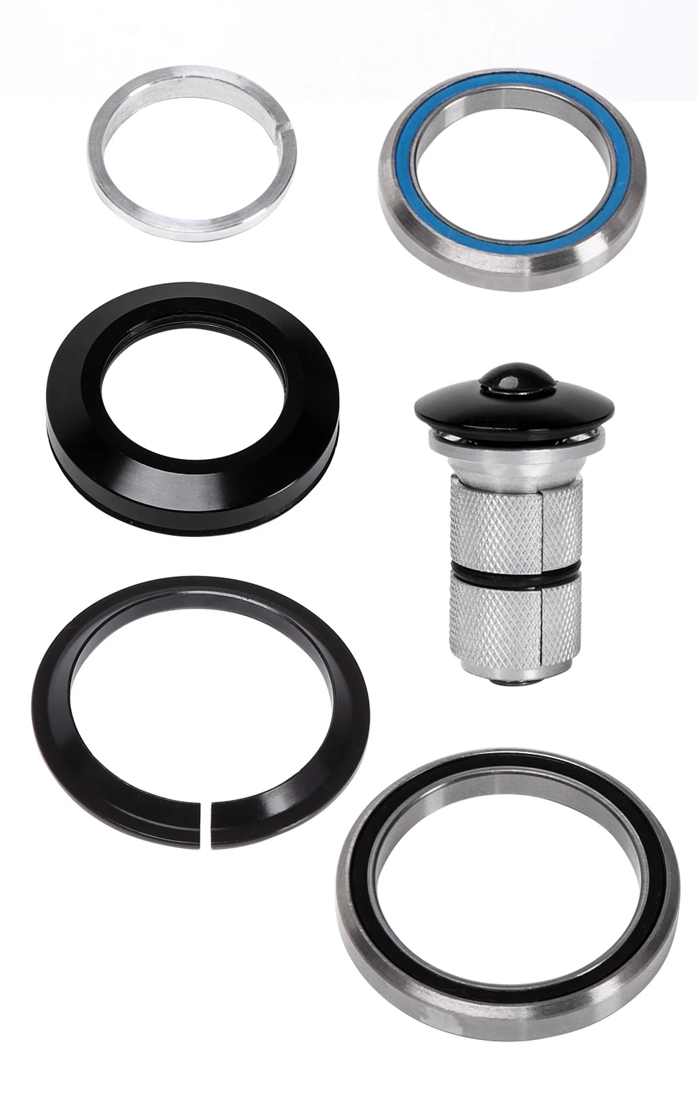 TANKE-MTB Mountain Bike Bowl Group, Aluminum Alloy Headset,Tapered Straight Fork Bearing,44-52mm,55mm,56mm,11/8 ",11/2",28.6mm