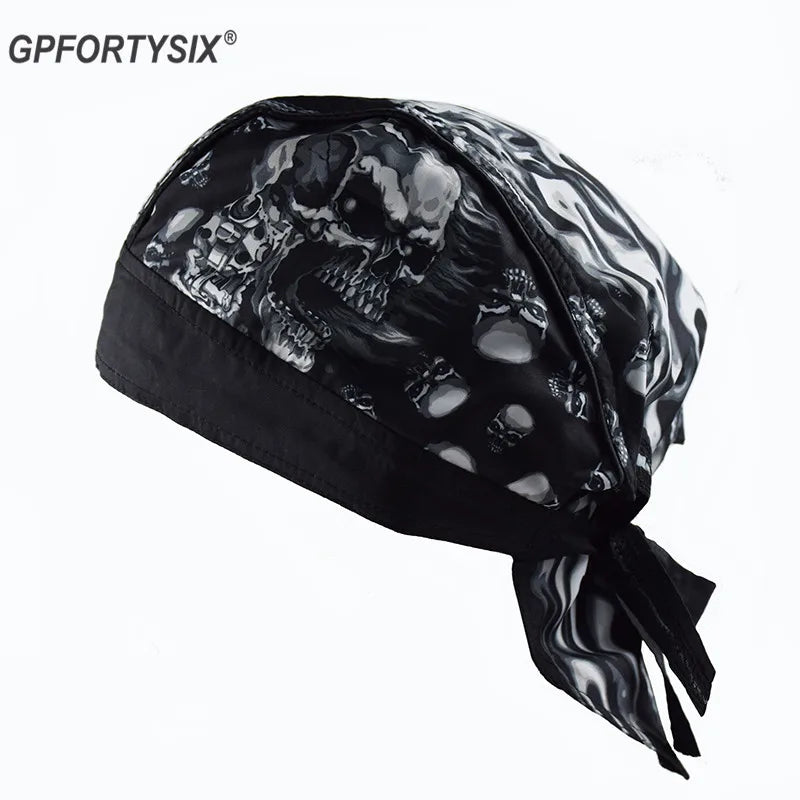 Motorcycle Face Mask Summer Running Cycling Hat Motorcycle Skull Caps Helmet Balaclava Headwrap Bandana Face Shield Headband