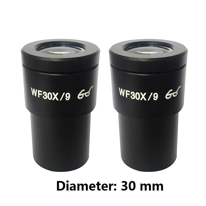 Wide Angle High Eye-piont Eyepiece Optical Lens for Stereo Microscope 30 mm or 30.5 mm Mounting Diameter WF10X WF15X WF20X WF25X