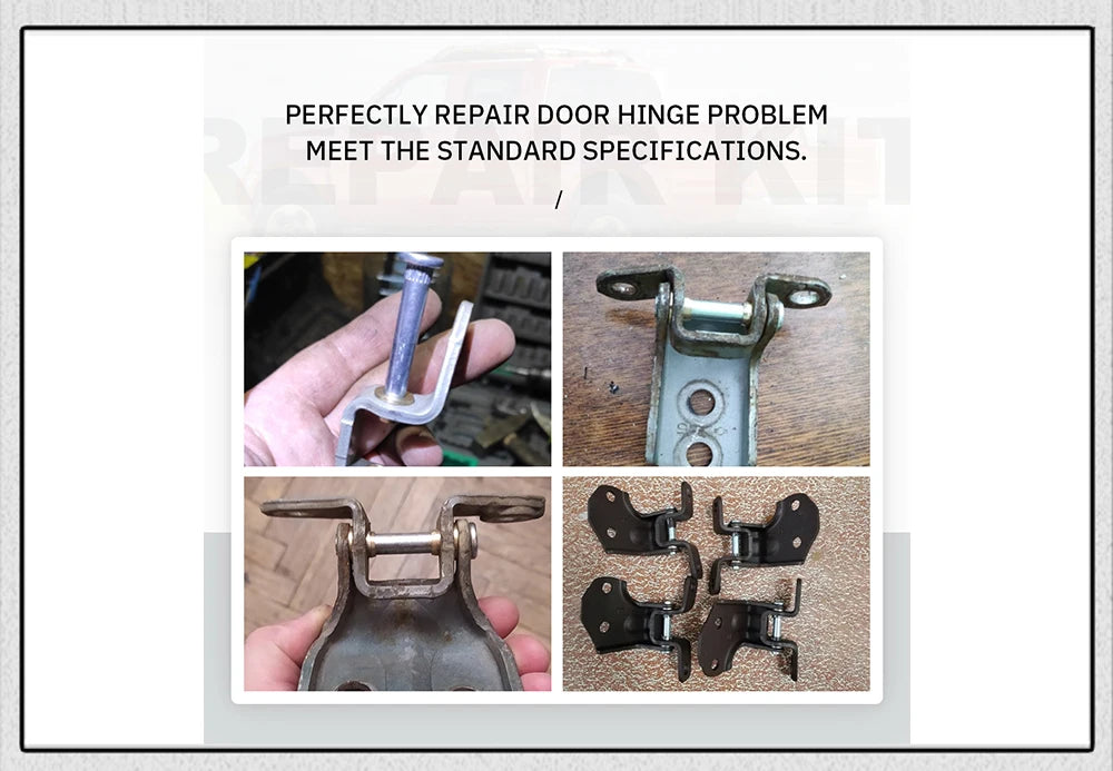Door Hinge Repair Kit Door Hinge Pin Bushing Kit For Nissan Navara 97-05 D22 Truck Pickup High Strength Corrosion-Resistant