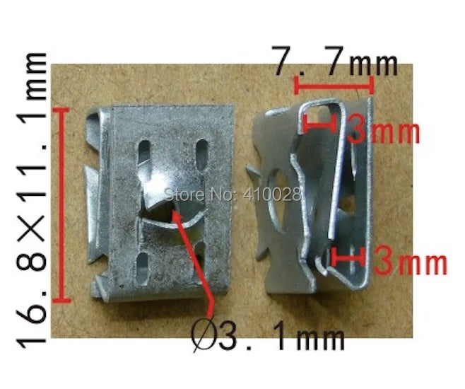 shhworldsea auto metal  clip retainer Front and rear bumpers, front fender chassis thermal buckle for vw for audi