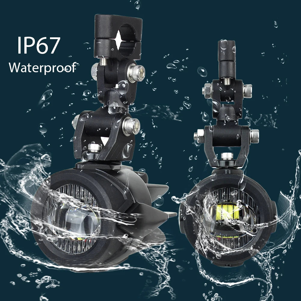 Upgrade Motorcycle fog light Auxiliary Lights Brighter Lamp 40W 6000K for BMW R1200GS F800GS F700GS F650 K1600