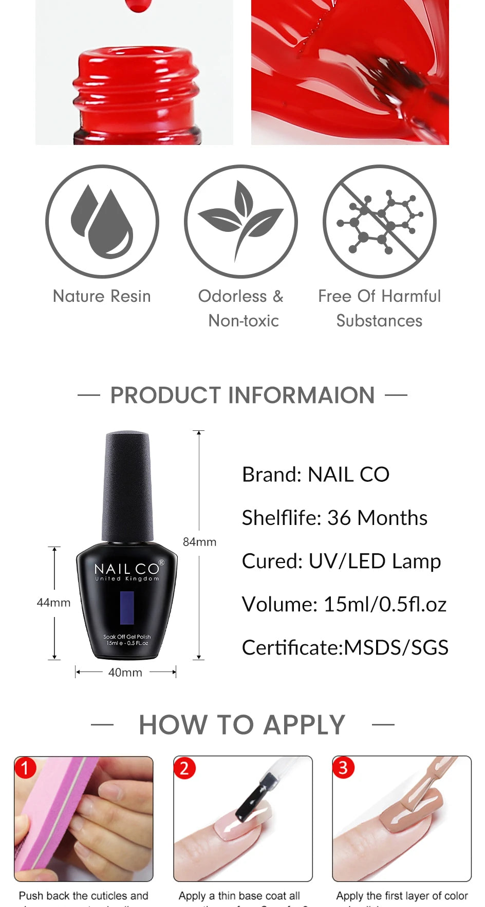 NAILCO 15ml 20/30pcs Gel Nail Polish Set Spring Summer Color UV Gel Nail Art All For Manicure  Gel Paint For DIY Professionals