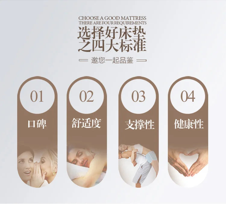 10cm Thick Feather Velvet Fiber Filled Mattress Non-slip Fixed Single And Double Can Be Customized Tatami