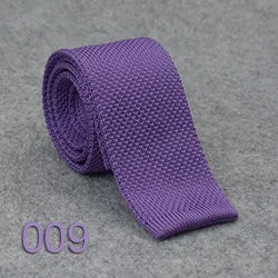 Knitted Ties For Men Slim Fashion Neckties Plain Black Red Knit Tie Men Women Wedding Daily Casual Neck Knitted Cravatas HUISHI