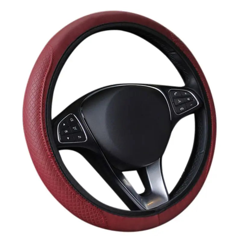 All Season Car Steering Wheel Cover Anti-Slip Durable Wheel Protector Universal Fit For Car Truck SUV