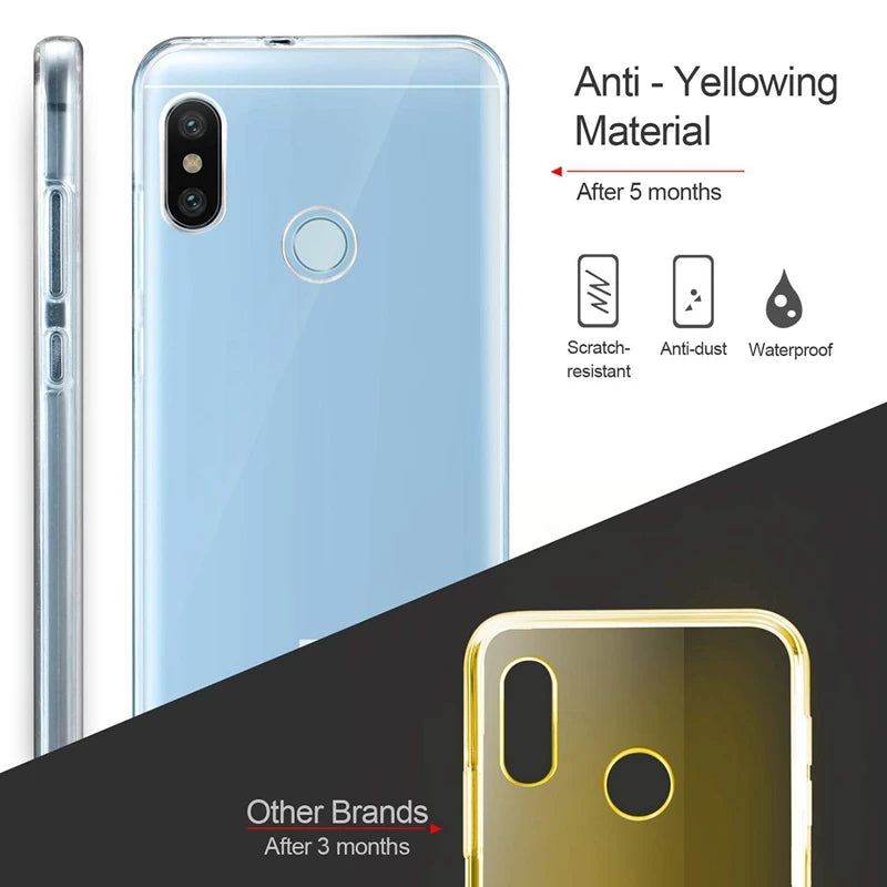 360 Full Silicone Case for Xiaomi Redmi Note 13 14 Pro Plus 12S 11S 10S 9 8 7 Pro 9S 14C 14T 13T 12T 11T 10T Poco X6 X5 X4 X3 F3