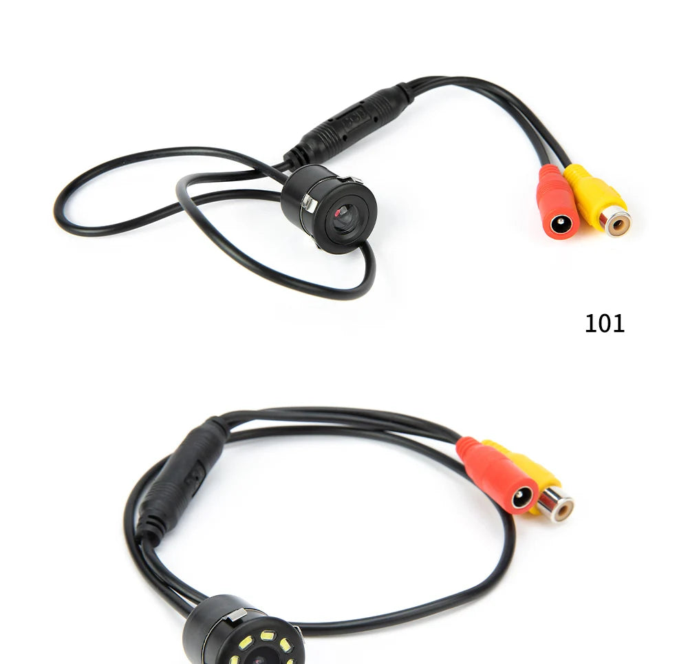 SINOVCLE Reverse Camera Rearview Car  Infrared Night With & Without LED Vehicle Backup Wiring Waterproof HD  Camera Kit