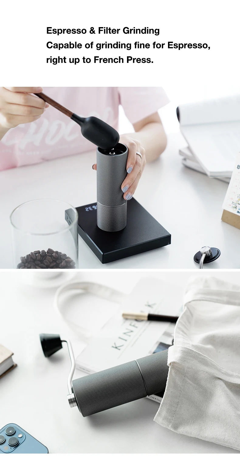 TIMEMORE Chestnut C2 Upgrade Portable Coffee Grinder Hand Manual Grinder Grind Machine Mill With Double Bearing Positioning