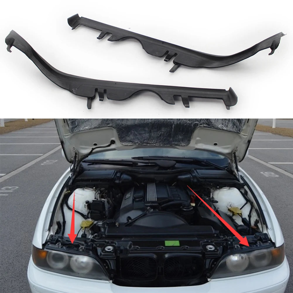 Headlight Lens Seal Gasket for BMW E39 5 Series 1999-2003 63126908405 63126908406 Car Headlight Lens Shell Cover