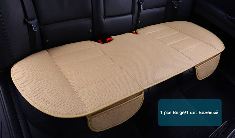 Ultra-Luxury Car Seat Protection Single Seat Without Backrest PU Senior Leather Car Seat Cover For Most Four-Door Sedan&SUV