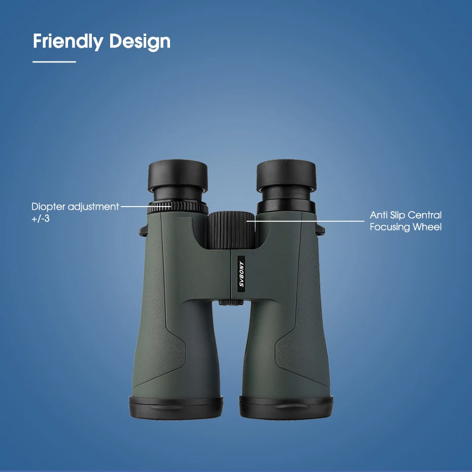 SVBONY Telescope SA203 12x50 Binoculars Professional Powerful BAK4 IPX7 Waterproof Camping Equipment for Birdwatching Stargazing