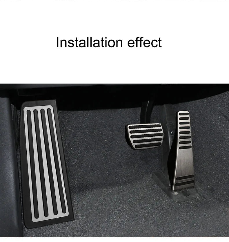 Car Accelerator Brake Pedal Footrest Pedal Plate Cover For Volvo XC60 XC90 S90 v90 s60 v60 xc40 Accessories 2022-25