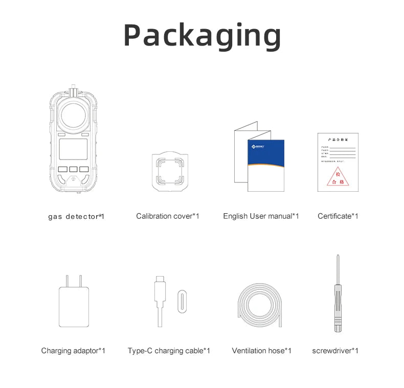 Bosean O2 H2S CO LEL 4 in 1 Oxygen Hydrogen Sulfide Carbon Monoxide Leak Detector Pump Multi Gas Detector Gas Meter
