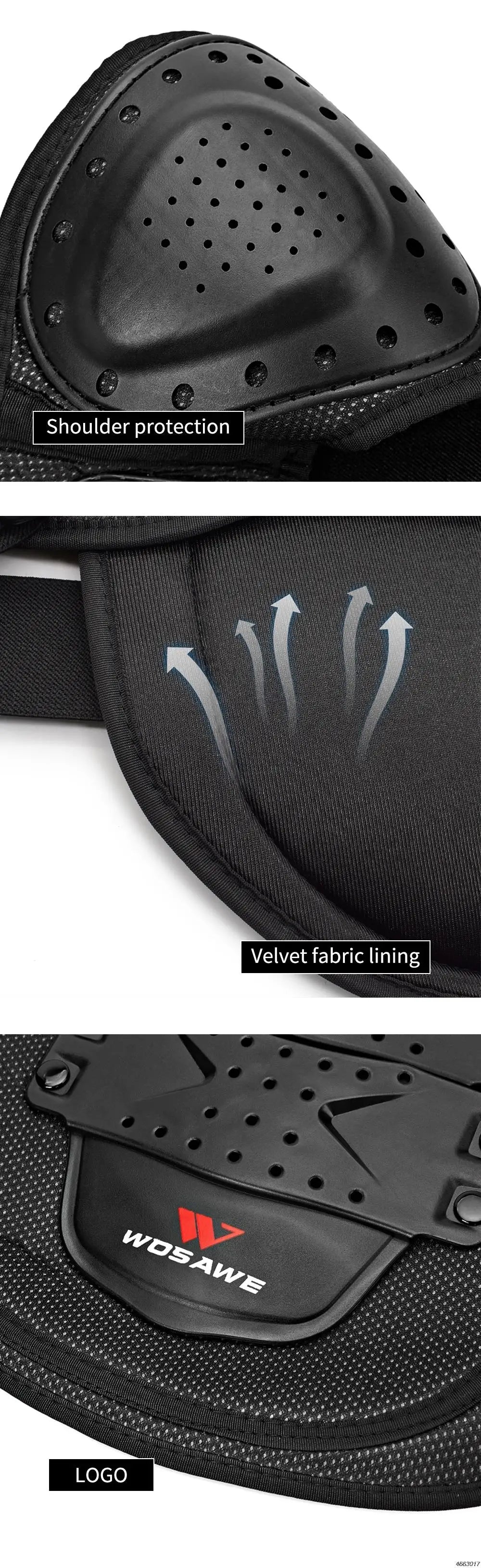 Motorcycle Jacket Adult Chest Back Protector Moto Body Armor Guard Racing Body Protector Armor Jacket Motocross Protective Gear