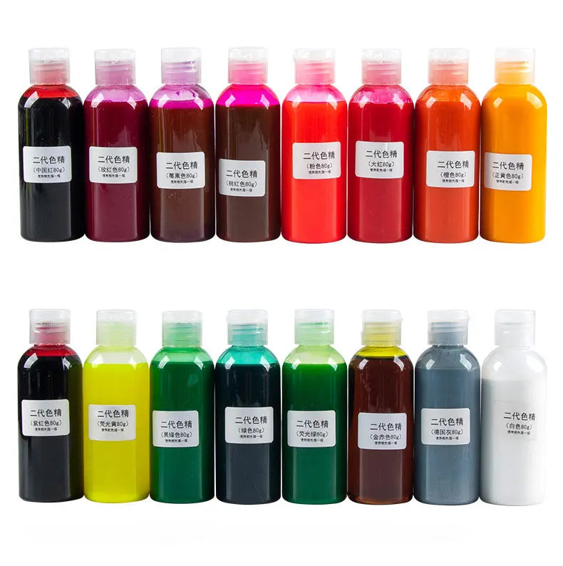 80g Epoxy Resin Pigments Second-generation Highly Concentrated Bright Color Precision Liquid Colorant Dye DIY Jewelry Making