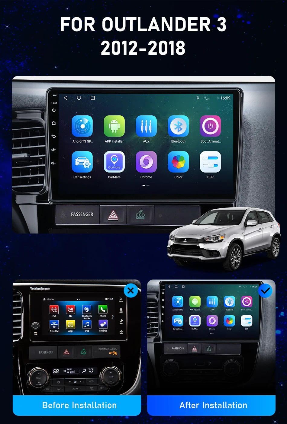 Srnubi Car Radio 2 Din Android 12 Auto Carplay Universal 7" 9" Multimedia Player for Nissan Honda Toyota Lada Volkswagen Hyundai